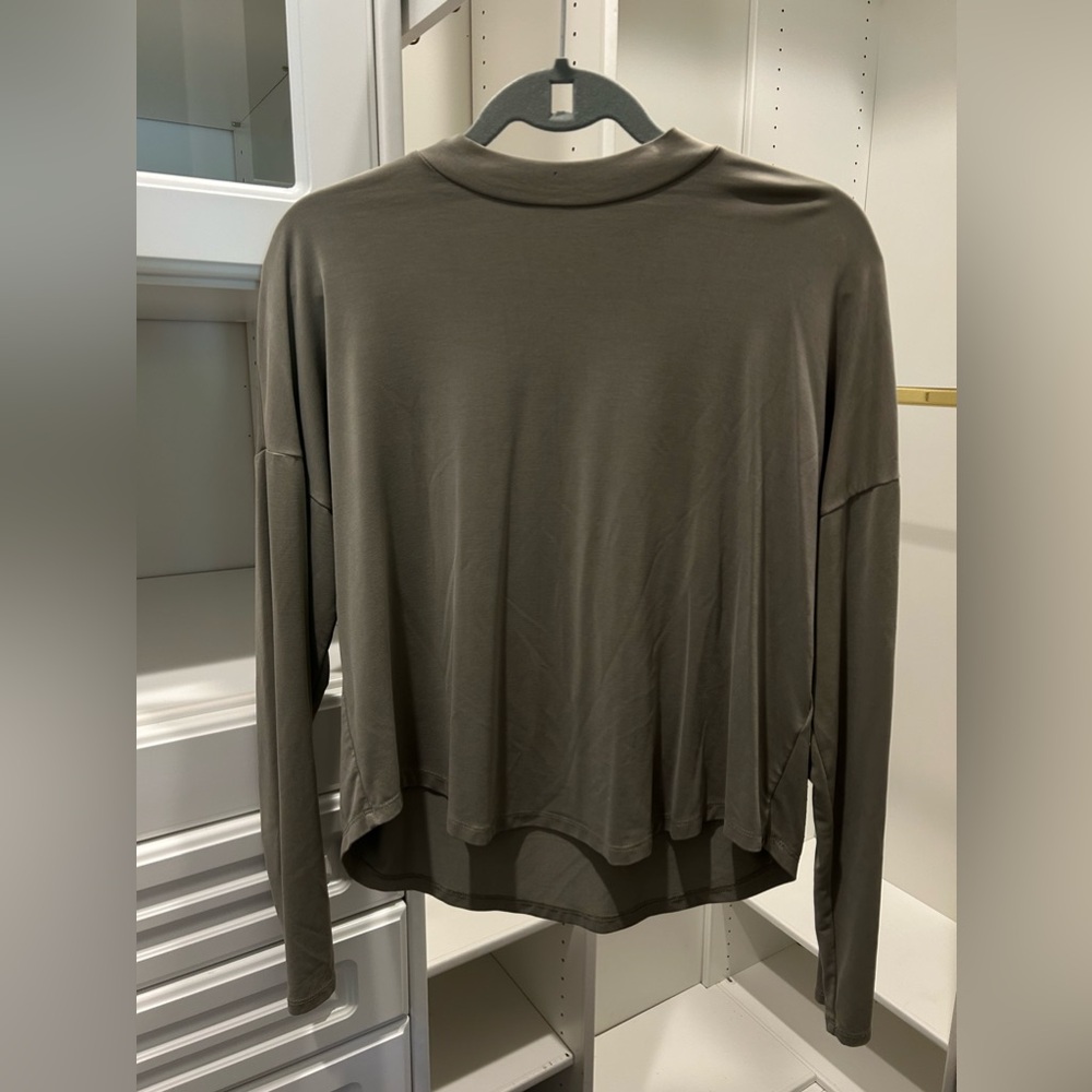 Madewell Tatiana Mock Neck Long Sleeve Top | M